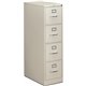 HON 310 H314 File Cabinet - 15" x 26.5"52" - 4 Drawer(s) - Finish: Light Gray