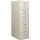 HON 310 H315C File Cabinet - 18.3" x 26.5"60" - 5 Drawer(s) - Finish: Light Gray