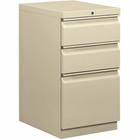 HON Brigade H33720R Pedestal - 15" x 19.9"28" - 3 x Box, File Drawer(s) - Finish: Putty