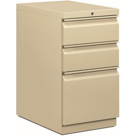 HON Brigade H33723R Pedestal - 15" x 22.9"28" - 3 x Box, File Drawer(s) - Finish: Putty