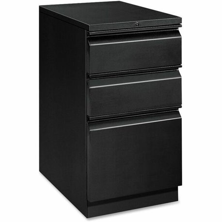 HON Brigade H33723R Pedestal - 15" x 22.9"28" - 3 x Box, File Drawer(s) - Material: Steel - Finish: Black