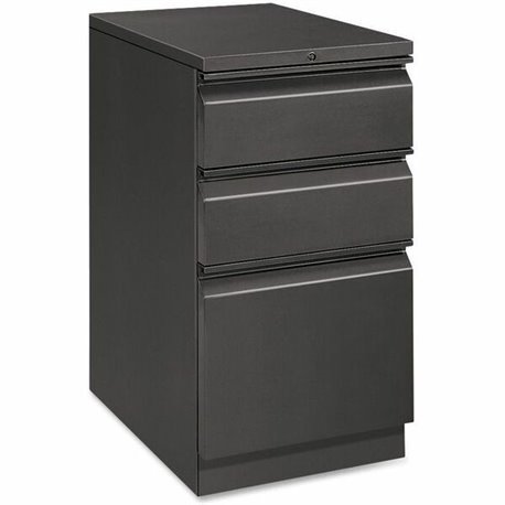 HON Brigade H33723R Pedestal - 15" x 22.9"28" - 3 x Box, File Drawer(s) - Material: Steel - Finish: Charcoal