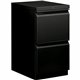 HON Brigade H33820R Pedestal - 15" x 19.9"28" - 2 x File Drawer(s) - Finish: Black