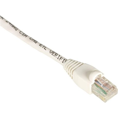 Black Box Gigabase Cat. 5E UTP Patch Cable - RJ-45 Male - RJ-45 Male - 3ft - White