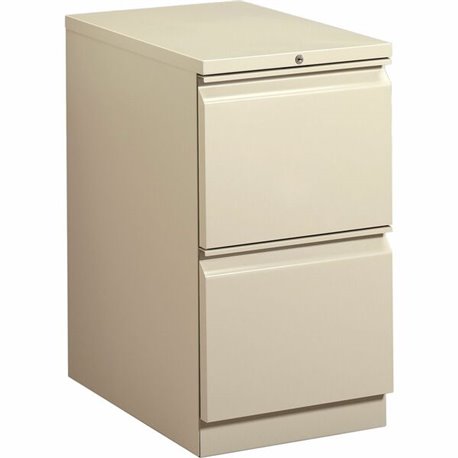 HON Brigade H33823R Pedestal - 15" x 22.9"28" - 2 x File Drawer(s) - Finish: Putty