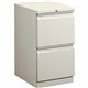 HON Brigade H33823R Pedestal - 15" x 22.9"28" - 2 x File Drawer(s) - Finish: Light Gray