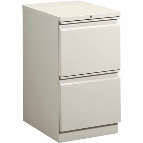 HON Brigade H33823R Pedestal - 15" x 22.9"28" - 2 x File Drawer(s) - Finish: Light Gray