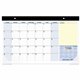 At-A-Glance QuickNotes 2024 Compact Monthly Desk Pad Calendar, Compact, 18" x 11" - Standard Size - Julian Dates - Monthly - 13 