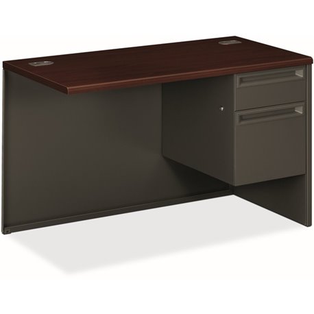 HON 38000 H38215R Return - 48" x 24"29.5" - 2 x Box, File Drawer(s) - Waterfall Edge - Finish: Charcoal