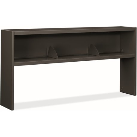 HON 38000 H386572N Hutch - 72" - Finish: Charcoal