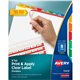 Avery Easy Peal Sure Feed Address Labels - Permanent Adhesive - Rectangle - Laser, Inkjet - White - Paper - 30 / Sheet - 125 Tot