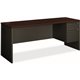 HON 38000 H38856R Pedestal Credenza - 72" x 24"29.5" - 2 x Box, File Drawer(s)Right Side - Waterfall Edge - Finish: Charcoal