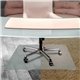 Cleartex Unomat Anti-Slip Rectangular Chair Mat Hard Floors and Carpet Tiles - 48" x 53" - Clear Rectangular Anti-Slip Polycarbo