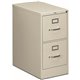 HON 510 H512 Vertical Column - 15" x 25"29" - 2 Drawer(s) - Finish: Light Gray