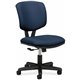 HON Volt Chair - Navy Seat - Navy Fabric Back - Black Frame - Low Back - 5-star Base - Black