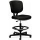 HON Volt Task Stool | Extended Height, Footring | Black Fabric - Black Fabric, Polyester, Wood Seat - Black Fabric, Polyester Ba