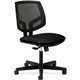 HON Volt Chair - Black Fabric Seat - Black Mesh Back - Black Frame - Black - 1 Each