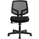 HON Volt Chair - Black Bonded Leather Seat - Black Mesh Back - Black Frame - Black