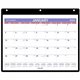 At-A-Glance Monthly Desk Wall Calendar with Jacket, Small, 11" x 8" - Small Size - Julian Dates - Monthly - 12 Month - January 2