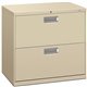 HON Brigade 600 H672 Lateral File - 30" x 18"28.4" - 2 Drawer(s) - Finish: Putty