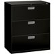 HON Brigade 600 H683 Lateral File - 36" x 18"40.9" - 3 Drawer(s) - Finish: Black