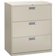 HON Brigade 600 H683 Lateral File - 36" x 18"40.9" - 3 Drawer(s) - Finish: Light Gray