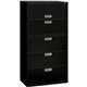 HON Brigade 600 H685 Lateral File - 36" x 18"67" - 5 Drawer(s) - Finish: Black