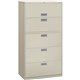 HON Brigade 600 H685 Lateral File - 36" x 18"67" - 5 Drawer(s) - Finish: Light Gray