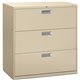 HON Brigade 600 H693 Lateral File - 42" x 18"40.9" - 3 Drawer(s) - Finish: Putty