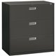 HON Brigade 600 H693 Lateral File - 42" x 18"40.9" - 3 Drawer(s) - Finish: Charcoal