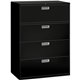 HON Brigade 600 H694 Lateral File - 42" x 18"53.3" - 4 Drawer(s) - Finish: Black