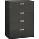 HON Brigade 600 H694 Lateral File - 42" x 18"53.3" - 4 Drawer(s) - Finish: Charcoal