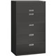 HON Brigade 600 H695 Lateral File - 42" x 18"64" - 5 Drawer(s) - Finish: Charcoal