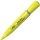 BIC Brite Liner Tank Highlighter - Fine Marker Point - Chisel Marker Point Style - Yellow - 36 / Pack