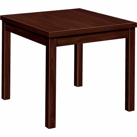 HON H80192 Corner Desk - 24" x 24"20" - Flat Edge - Finish: Mahogany