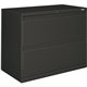 HON Brigade 800 H882 Lateral File - 36" x 19.3"28.4" - 2 Drawer(s) - Finish: Charcoal