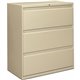 HON Brigade 800 H883 Lateral File - 36" x 18"40.9" - 3 Drawer(s) - Finish: Putty