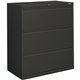 HON Brigade 800 H883 Lateral File - 36" x 18"40.9" - 3 Drawer(s) - Finish: Charcoal