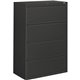 HON Brigade 800 H884 Lateral File - 36" x 18"53.3" - 4 Drawer(s) - Finish: Charcoal