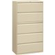 HON Brigade 800 H885 Lateral File - 36" x 18"67" - 5 Drawer(s) - Finish: Putty