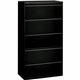 HON 800 Series Lateral File - 5-Drawer - 36" x 19.3" x 67" - 2 x Shelf(ves) - 5 x Drawer(s) - Legal, Letter - Lateral - Security