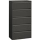 HON Brigade 800 Series 5-Drawer Lateral - 36" x 18" x 64.3" - 2 x Shelf(ves) - 5 x Drawer(s) for File - A4, Legal, Letter - Late