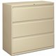 HON Brigade 800 H893 Lateral File - 42" x 18"40.9" - 3 Drawer(s) - Finish: Putty