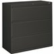 HON Brigade 800 H893 Lateral File - 42" x 18"40.9" - 3 Drawer(s) - Finish: Charcoal