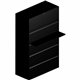 HON 800 Series Full-Pull Locking Lateral File - 5-Drawer - 42" x 19.3" x 67" - 5 x Drawer(s) - Lateral - Black - Baked Enamel