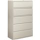 HON Brigade 800 H895 Lateral File - 42" x 18"67" - 5 Drawer(s) - Finish: Light Gray