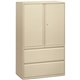 HON Brigade 800 H895LS Lateral File - 42" x 18"67" - 2 Drawer(s) - 3 Shelve(s) - Finish: Putty