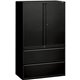 HON 800 Series Wide Lateral File with Storage Cabinet - 2-Drawer - 42" x 19.3" x 67" - 2 x Shelf(ves) - 2 x Drawer(s) for File -