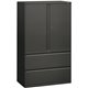 HON Brigade 800 H895LS Lateral File - 42" x 18"67" - 2 Drawer(s) - 3 Shelve(s) - Finish: Charcoal