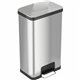 HLS Commercial AirStep Stainless Steel Step Trash Can - Deodorizer - 4.76 gal Capacity - Foot Pedal, Smudge Resistant, Easy to C